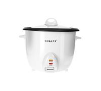 Cuiseur à Riz 2.2L avec Panier Vapeur Compact et Maintien Chaud Blanc