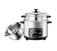 Cuiseur à riz (2-5L) Cuiseur à riz multifonction en acier inoxydable 201 for la maison, petit appareil pouvant accueillir jusqu'à 1 à 7 personnes 220-240V US/EU(4L)