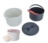 Cuiseur à riz à -ondes, cuiseur à pâtes à vapeur de riz à -ondes 2l pour (Orange)