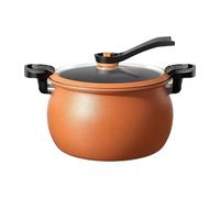 Cuiseur à riz antiadhésif | Cocotte à pression de grande capacité, casseroles avec couvercle transparent pour cuisiner, mettre en conserve, vapeur, riz, grains de four, Halloween, jour