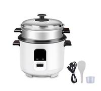 Cuiseur à Riz avec Panier Vapeur (2-6 L) Isolation Intelligente, Batterie de Cuisine multifonctionnelle antiadhésive, pour 1 à 8 Personnes, 220-240 V US/EU (6 l)