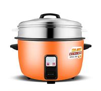 Cuiseur à Riz avec Panier Vapeur (8-45 L) Grande capacité, revêtement antiadhésif, Usage Commercial, pour hôtels, Restaurants, cantines, 220-240 V US/EU (36 L)