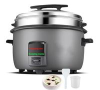 Cuiseur à riz commercial de grande capacité, chauffe-riz électrique de 8 litres à 45 litres avec commande à une touche, corps durable, idéal for la cuisine commerciale(B,36L)