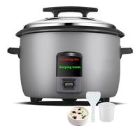 Cuiseur à riz commercial de grande capacité, chauffe-riz électrique de 8 litres à 45 litres avec commande à une touche, corps durable, idéal for la cuisine commerciale(A,36L)