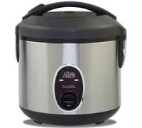 Cuiseur Riz Électrique - Avec revêtement Antiadhésif - 4 Portions - Acier Inoxydable - Compact Rice Cooker 821 Solis