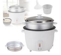 Cuiseur à Riz Compact Multifonction 4L pour 1-2 Personnes - Cuisson, Vapeur & Maintien au Chaud - Facile à Nettoyer - Usage Maison (Blanc)