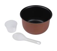 Cuiseur à riz de rechange en alliage d'aluminium anti-adhésif avec marques de mesure de l'eau pour une préparation précise des soupes de riz et des aliments cuits à la vapeur (2 L)