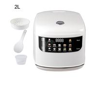 Cuiseur à Riz Électrique Automatique 2L, Machine de Cuisson du Riz avec 10 Fonctions, Doublure Antiadhésive pour Chauffe-aliments