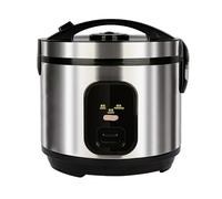 Cuiseur à riz électrique de 2 à 5 litres avec cuve intérieure en acier inoxydable 304 pour 1 à 8 personnes, idéal pour la cuisson du riz blanc, du riz brun, du porridge et des soupes au (5L)