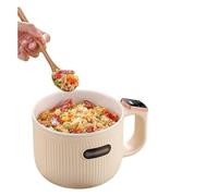 Cuiseur à riz électrique portable et compact, multifonctionnel, en céramique antiadhésive, idéal for 1 à 2 personnes. Cuiseur à riz intelligent à cuisson vapeur. 6 modes de cuisson