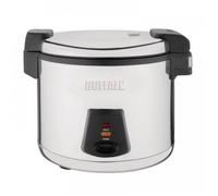 Buffalo Cuiseur à riz professionnel J300 – Antiadhésif 1,95 kW – Capacité 13L cuit / 6L cru