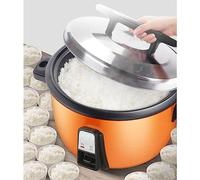 Cuiseur à Riz électrique Professionnel 23 L avec cuve intérieure antiadhésive, cuiseur Vapeur Robuste pour hôtels, Restaurants et cantines, Appareil de Cuisson Multifonction avec Couvercle Compact.