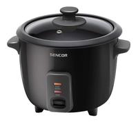 Cuiseur a riz electrique Sencor - SRM 0601BK - Cuiseur a Riz avec Voyants Lumineux, 300 W, Noir