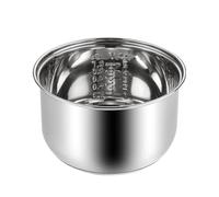 Cuiseur à riz en acier inoxydable 304, autocuiseur, cuve intérieure à double fond, cuve intérieure antiadhésive, remplacement de la cuve intérieure, récipient de cuiseur à riz, ustensiles cuisine,(3L)
