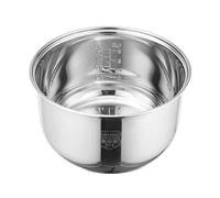 Cuiseur À Riz En Acier Inoxydable 304, Bol Intérieur De 4l For Multicuiseur, Compatible Avec Esperanza EKG011, Revêtement De Casserole Antiadhésif De Qualité Alimentaire