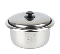 Cuiseur À Riz En Acier Inoxydable 304, Cuve Intérieure Épaisse, Compatible Avec Le Cuiseur Multicuiseur Tristar, RK-6111 Et RK-6126 [1 L]