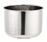 Cuiseur à riz en acier inoxydable avec bol intérie Autocuiseur 6 L, marmite intérieure en acier inoxydable, revêtement de riz, ustensiles cuisine antiadhésifs, accessoires(6L-1)