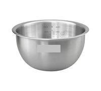 Cuiseur à riz en acier inoxydable avec bol intérie Bol intérieur de cuiseur à riz en acier inoxydable 3 L for bol remplacement blanc