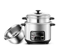 Cuiseur À Riz Et Fonction Vapeur-Chaud (2/3/4/5L) Liner INOX 304, avec Spatule Et Gobelet Doseur, pour 1 À 7 Personnes,2L