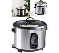 Cuiseur À Riz Et Panier Vapeur En Inox Capacité 1.8l Avec Couvercle Transparent Avec Évaporateur