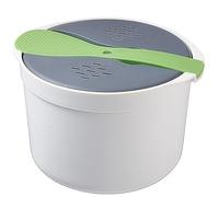 Cuiseur à riz for micro-ondes, maison, résistant aux hautes températures, Double couche, boîte bouillante for soupe chaude, chauffe-riz(A)