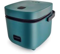 Cuiseur à riz individuel - SWAPY - 1,2 L - Vert - Antiadhésif - Panier vapeur inox - Bol amovible - Couvercle amovible