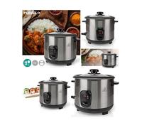 Cuiseur à Riz - Inox - 1.5L - 500W - Antiadhésif - Arrêt automatique