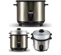 Cuiseur à Riz ¿ INOX - 1.8L - 700W - Arrêt automatique - Revêtement antiadhésif Cuiseur à riz et vapeur acier inoxydable