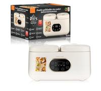 Cuiseur À Riz Intelligent 2 L Avec Cuves Intérieures En Acier Inoxydable, Cuiseur À Riz Électrique Automatique Multifonctionnel For Une Cuisine Saine À La Maison