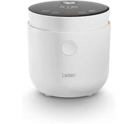 Lauben LOW Sugar Rice Cooker, Cuiseur à riz avec fonction à faible teneur en sucre, 1,5 l, fonction de maintien au chaud, récipient intérieur lavable au lave-vaisselle, surface antiadhésive (Blanc)