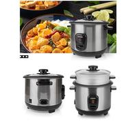 Cuiseur à riz - LIVOO - INOX 1L 400W - Revêtement antiadhésif - Panier vapeur - Maintien au chaud 70-75°C