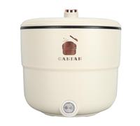 Cuiseur à Riz, Marmite Instantanée 1,8 L Double Couche Anti-brûlure 300 W Olla Arrocera Eléctrica avec Revêtement Antiadhésif pour Ragoût de Soupe, Mijotage et Cuisson à la