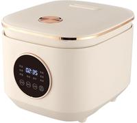 Cuiseur à riz multifonctionnel HmLotd 5L avec revêtement antiadhésif en céramique, programmes numériques prédéfinis pour riz blanc, riz brun et porridge, fonction maintien au chaud, couvercle amovib