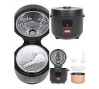 Cuiseur à Riz - NOIR - 1.8L - 700W - Arrêt automatique - Revêtement antiadhésif