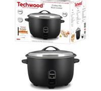 Cuiseur à Riz Noir 4.2L 1600W - Cuve amovible anti-adhérente - Couvercle en inox - Arrêt automatique