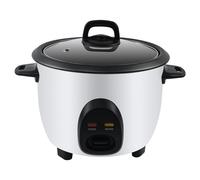 Cuiseur à riz OZRC-10 Mini-autocuiseur Fonction maintien au chaud Couvercle en verre 1 litre Fonction maintien au chaud petit faitout 400W avec cuillère et verre doseur