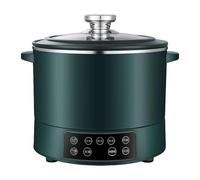 Cuiseur à Riz, Petit Pot électrique De 3l à Faible Teneur En Sucre Avec Panier Amovible, 5 Réglages De Chaleur, Chauffage Rapide, Pot Intérieur En Acier Inoxydable 304 Facile à Nettoyer Pour Us green