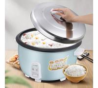 Cuiseur à riz professionnel avec fonction maintien au chaud, cuve intérieure antiadhésive, couvercle en acier inoxydable, cuisson en une seule touche la maison, les cafés et les cuisines dhôtel. (18L)
