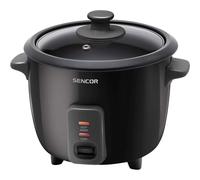 Sencor Cuiseur à riz SRM 0601BK 300 W 0,6 L automatique acier inoxydable plastique verre noir