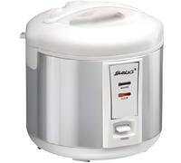 Steba RK 2 - Cuiseur à riz - 1.8 litres - 700 Watt - inox/blanc