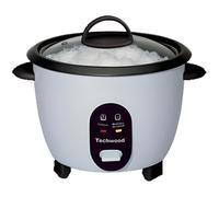 Cuiseur à riz TECHWOOD TCR-256 - Cuve amovible antiadhérente, couvercle en verre et poignées isolantes