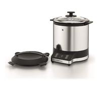 Cuiseur à riz - WOODOURS - 1L - Inox - Minuteur - Maintien au chaud