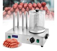 Cuiseur À Saucisses, Cuiseur À Hot-Dog À Contrôle De Température, Mettez 15 À 20 Bâtonnets À La Fois, Avec Bouton De Contrôle De Vitesse, Poignées En Caoutchouc/Pieds En Caoutchouc Withrod