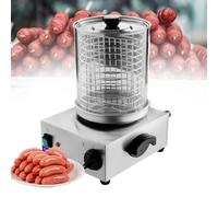 Cuiseur À Saucisses, Cuiseur À Hot-Dog À Contrôle De Température, Mettez 15 À 20 Bâtonnets À La Fois, Avec Bouton De Contrôle De Vitesse, Poignées En Caoutchouc/Pieds En Caoutchouc Norod