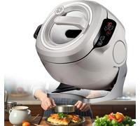 Cuiseur À Sauté Automatique Portable - Marmite En Acier Inoxydable De 6 L Avec Rotation À 360°, Appareil De Cuisson Automatique, Chauffage 3d, 3 Vitesses Pour Sautés, Soupes Et Riz, Usage