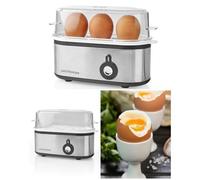 Cuiseur à œufs - GASTRONOMA - Capacité 3 œufs - 210W - Inox - Minuterie arrêt auto