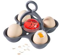 Cuiseur à œufs à changement de couleur avec minuteur et support, gadget de cuisine sans BPA pour des œufs durs, mollets ou durs,