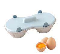 Cuiseur À Œufs À Micro-ondes - 2 Cavitas Cavité À L'œuf Avec Couvercle | Papaquier Résistant À La Chaleur | Micro-ondes Omelette Maker Pour Le Petit Déjeuner De Cuisine À La Maison