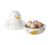 Cuiseur à œufs - Aluminium PP 15,3 x 15 cm | Cuiseur à œufs au micro-ondes au canard | Pocheuse pour œufs à la coque | Appareil de cuisine pratique pour le petit déjeuner rapide, la préparation des