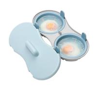 Cuiseur à œufs au micro-ondes Chauffe Rapide Sans Huile Gadget Cuisine | cuit-vapeur pour œufs pochés pour Cuisine Camping Maison Appartement Camping-car